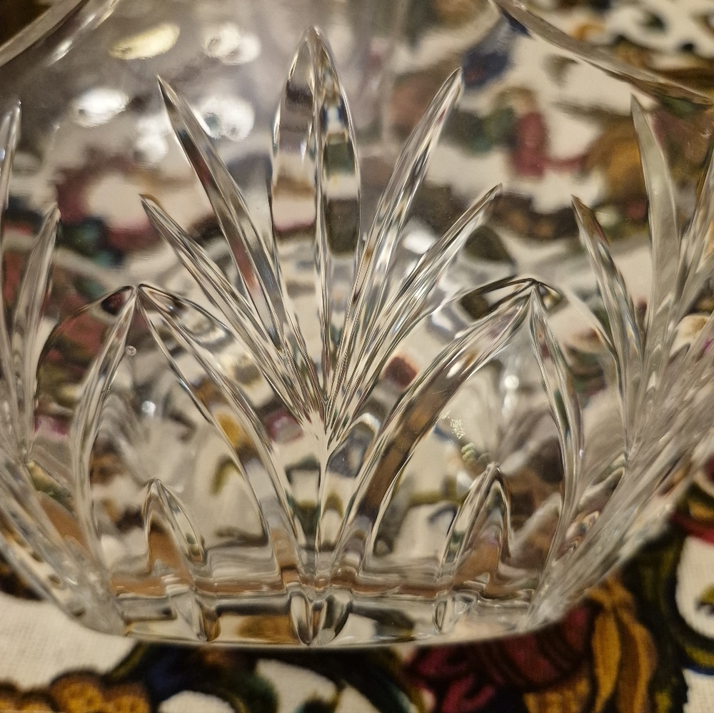 WATERFORD Crystal Basket - Picture 7 of 9